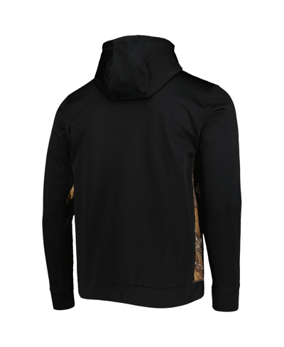 DUNBROOKE MEN'S DUNBROOKE BLACK, CAMO ATLANTA BRAVES RANGER PULLOVER HOODIE 