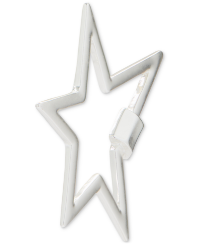 Shop Lucky Brand Silver-tone Open Star Pin