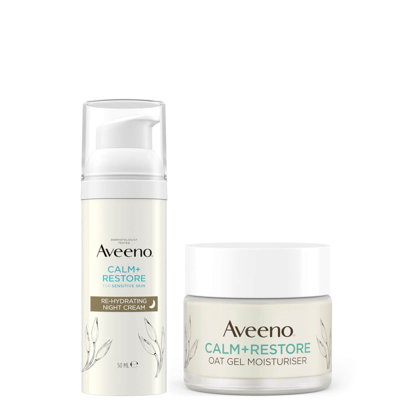 Aveeno Face Calm And Restore Intensely Nourish Day And Night Duo