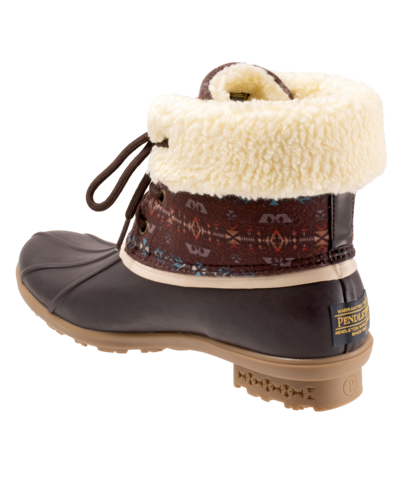 Shop Pendleton Women's Diamond Peak Duck Boots In Brown