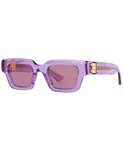 Shop Bottega Veneta Unisex Bv1230s Sunglasses In Purple