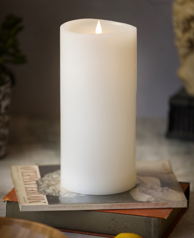 Shop Seasonal Classic Motion Flameless Candle 4 X 6 In Ivory
