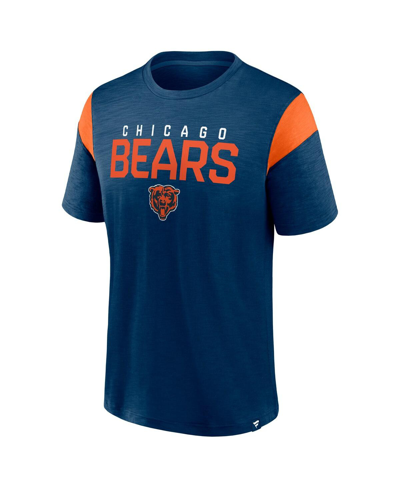 Shop Fanatics Men's  Navy Chicago Bears Home Stretch Team T-shirt