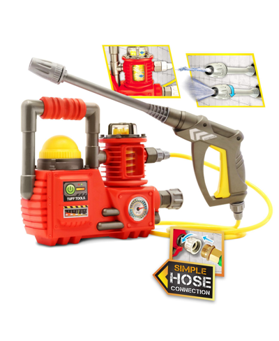 Lanard Tuff Tools Power Washer Kids Tool Toy Hose Connecting Sprays Water, Set Of 3 In Multi