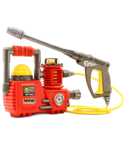 Lanard Tuff Tools Power Washer Kids Tool Toy Hose Connecting Sprays Water, Set Of 3 In Multi
