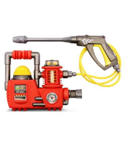 Lanard Tuff Tools Power Washer Kids Tool Toy Hose Connecting Sprays Water, Set Of 3 In Multi
