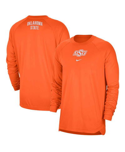 Shop Nike Men's  Orange Oklahoma State Cowboys Basketball Spotlight Performance Raglan T-shirt