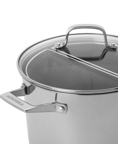 J.a. Henckels Stainless Steel 8.5 Quart Pasta Pot With Lid And Strainers In Stainless Steel