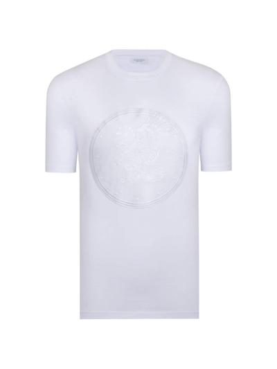 Shop Stefano Ricci Men's T-shirt In White