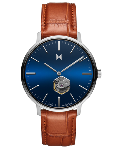 Mvmt Men's Legacy Slim Automatic Tan Leather Watch 42mm In Tan