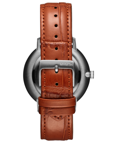 Shop Mvmt Men's Legacy Slim Automatic Tan Leather Watch 42mm