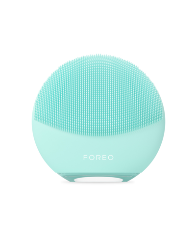 Shop Foreo Luna 4 Mini Deep Cleansing Dual-sided Facial Cleansing Massager In Arctic Blue
