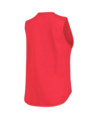 Shop Dkny Women's  Sport Red Los Angeles Angels Marcie Tank Top