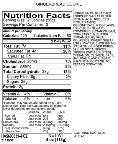 Harry & David Comfort & Joy Christmas Cookies In No Color