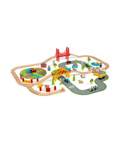 Shop Bigjigs Toys Rural And Road Set In Multi
