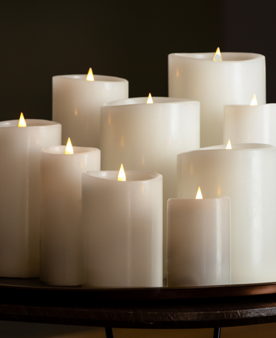 Shop Seasonal Classic Motion Flameless Candle 3 X 7 In Ivory