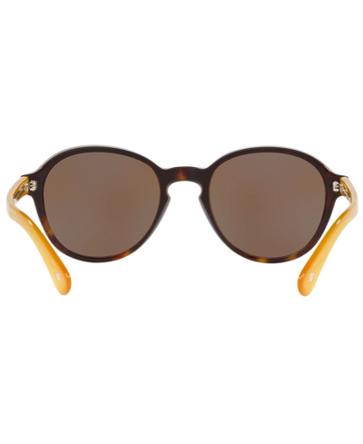 Shop Giorgio Armani Men's Sunglasses In Dark Havana,brown