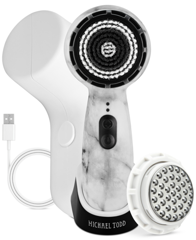 Shop Michael Todd Beauty Soniclear Petite Antimicrobial Sonic Skin Cleansing Brush White Marble