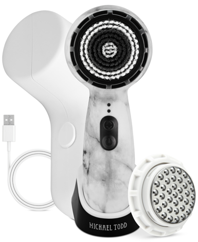 Michael Todd Beauty Soniclear Petite Antimicrobial Sonic Skin Cleansing System (various Shades) - White Marble In White Marble