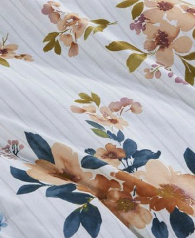 Madison Park Jules Cotton Floral 5-pc. Comforter Set, King/california King In Teal