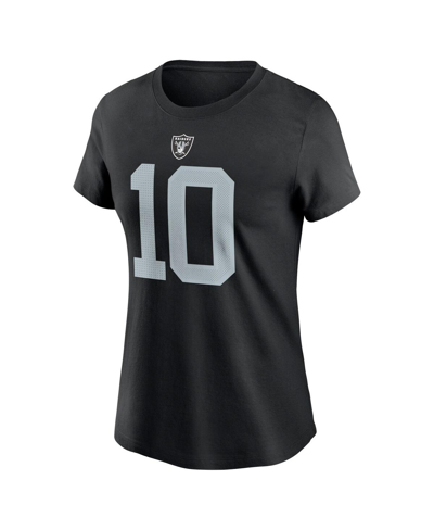 Shop Nike Women's  Jimmy Garoppolo Black Las Vegas Raiders Player Name And Number T-shirt
