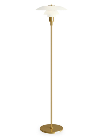 Shop Louis Poulsen Ph 3.5-2.5 Floor Lamp In Brass Metalized