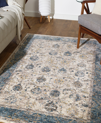 Surya Mirabel Mbe-2313 2'7" X 4' Area Rug In Blue,tan