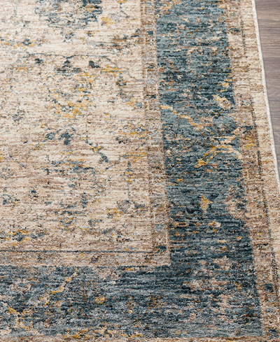 Surya Mirabel Mbe-2313 2'7" X 4' Area Rug In Blue,tan