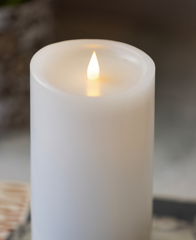 Shop Seasonal Classic Motion Flameless Candle 4 X 8 In White