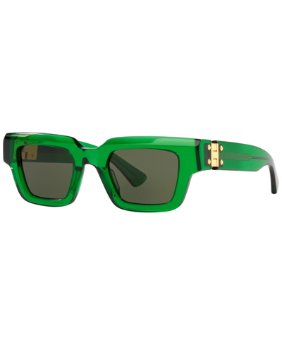 Shop Bottega Veneta Unisex Bv1230s Sunglasses In Green