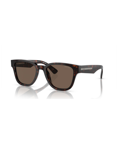 Shop Prada Men's Sunglasses Pr A04s In Havana