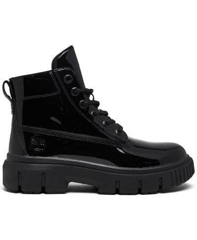 Shop Timberland Women's Greyfield Leather Boots From Finish Line In Jet Black