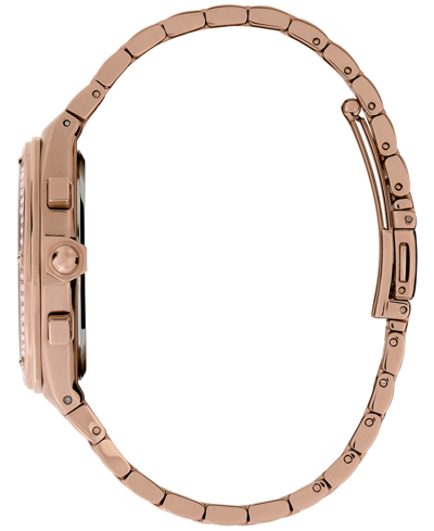 Shop Olivia Burton Women's Hexa Multifunction Carnation Gold-tone Stainless Steel Bracelet Watch 38mm