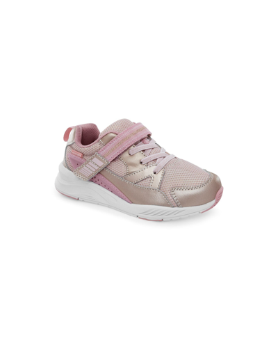 Shop Stride Rite Little Girls Made2play Journey 2 Adaptable Sneakers In Rose Gold