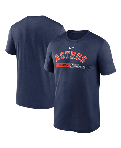Shop Nike Men's  Navy Houston Astros 2023 Postseason Authentic Collection Dugout T-shirt