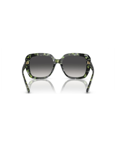 Shop Michael Kors Women's Manhasset Sunglasses, Gradient Mk2140 In Green