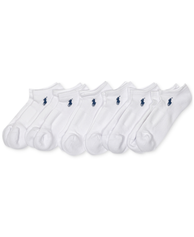 Polo Ralph Lauren Ribbed Cotton Socks In White Assortment