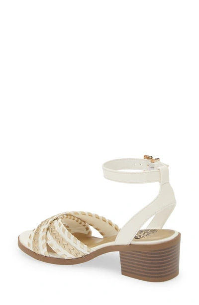 Shop Vince Camuto Kids' Ankle Strap Sandal In Off White Multi