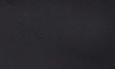 Bluegrey Mesh Notch One-shoulder Mixed Media Top In Black -