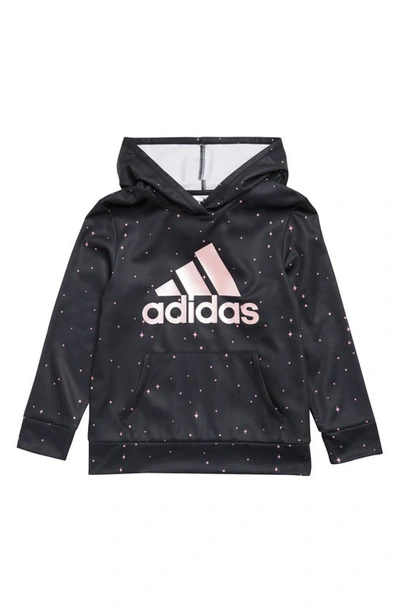 Shop Adidas Originals Kids' Ombré Fleece Hoodie In Black