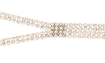 Shop Cara Crystal Y-necklace In Gold