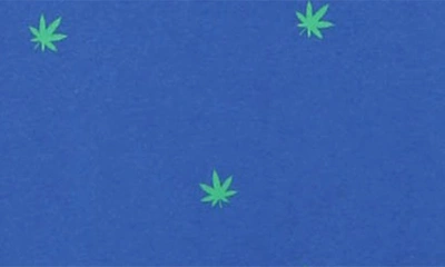 Shop Death Row Records Weed Leaf Hoodie In Blue
