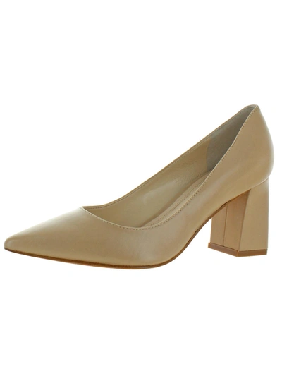 Shop Marc Fisher Zala Womens Solid Pointed Toe Pumps In Beige