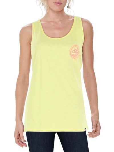 Shop Superdry Womens Graphic Racer Back Tank Top In Yellow