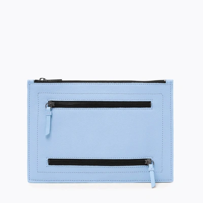Shop Botkier Chelsea Large Pouch In Blue