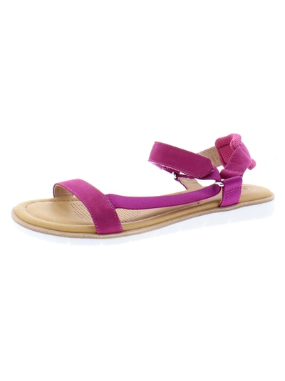 Shop Corso Como Brawyn Womens Nubuck Casual Flat Sandals In Purple