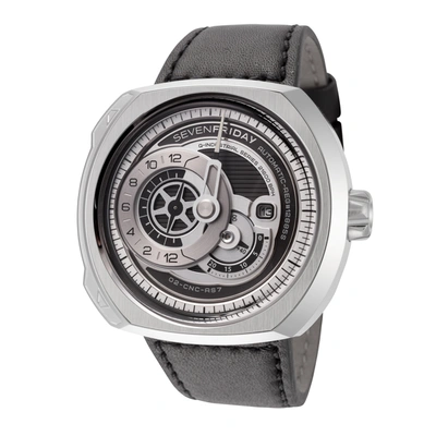 Shop Sevenfriday Men's Q1-03 Q-series 47.6 Automatic Watch In Silver