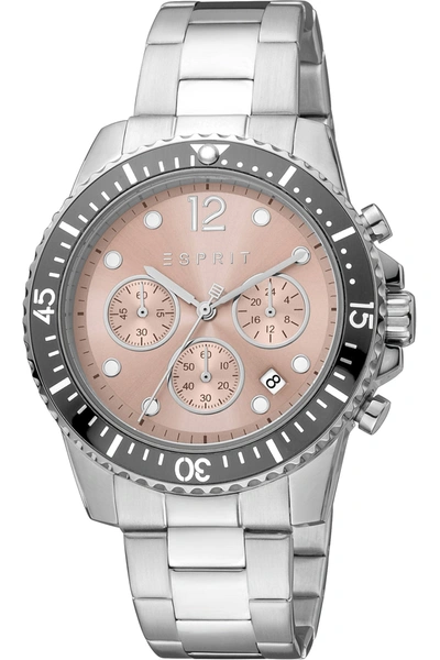 Shop Esprit Men's Es1g373m0055 Hudson 42mm Quartz Watch In Black