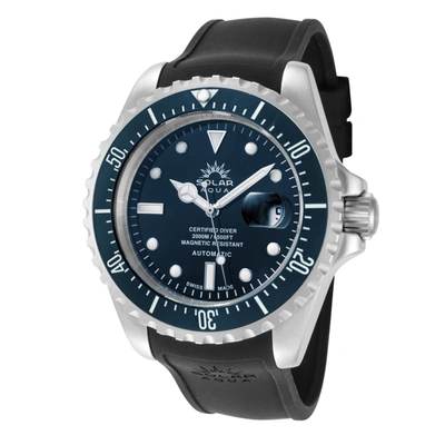 Shop Solar Aqua Men's 45mm Watch In Silver