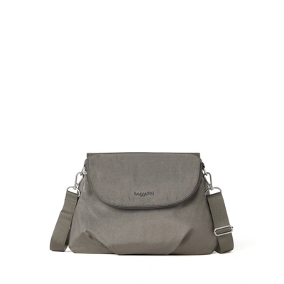 Shop Baggallini Women's Amanda Crossbody Bag In Grey